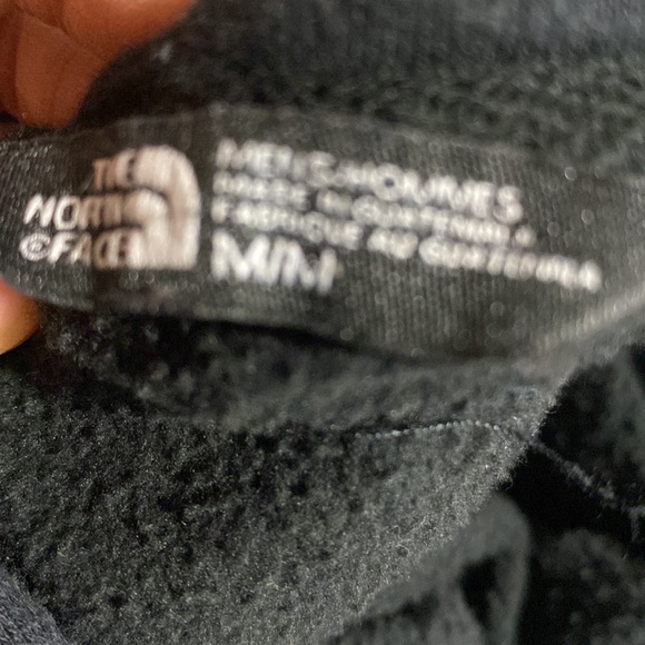 The North Face Hooded Sweatshirt Mens Size M Medium Black Sweater Winter - Picture 10 of 12